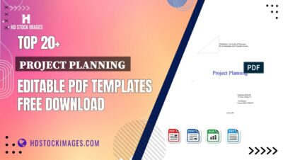 Top 20+ Project Planning  Editable PDF Templates Free Download