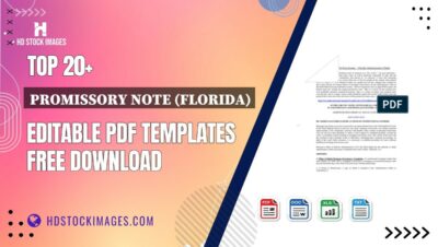 Top 20+ Promissory Note (florida) Editable PDF Templates Free Download