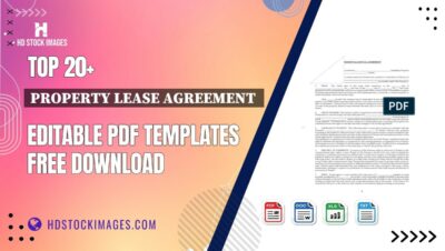 Top 20+ Property Lease Agreement Editable PDF Templates Free Download