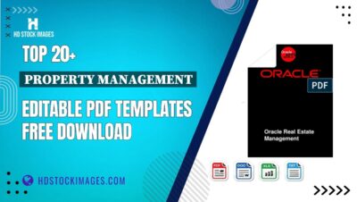 Top 20+ Property Management Editable PDF Templates Free Download