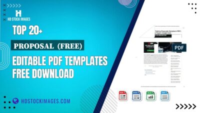 Top 20+ Proposal  (free) Editable PDF Templates Free Download