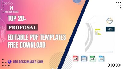 Top 20+ Proposal Editable PDF Templates Free Download