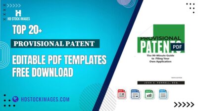 Top 20+ Provisional Patent   Editable PDF Templates Free Download