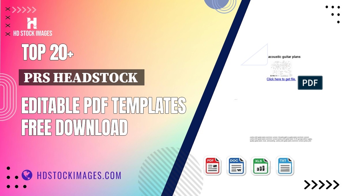 Top 20+ Prs Headstock  Editable PDF Templates Free Download