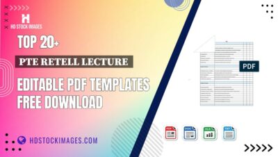 Top 20+ Pte Retell Lecture  Editable PDF Templates Free Download