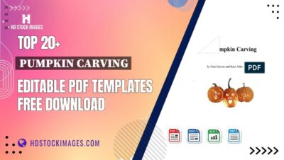 Top 20+ Pumpkin Carving Editable PDF Templates Free Download