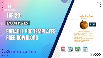 Top 20+ Pumpkin Editable PDF Templates Free Download