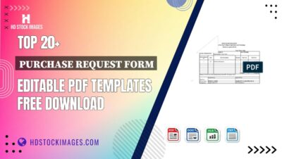 Top 20+ Purchase Request Form Editable PDF Templates Free Download