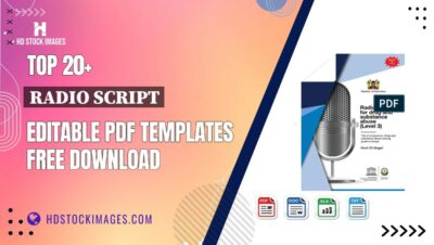 Top 20+ Radio Script Editable PDF Templates Free Download