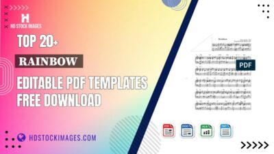 Top 20+ Rainbow  Editable PDF Templates Free Download