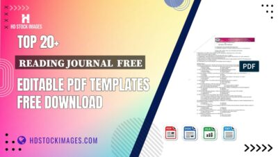 Top 20+ Reading Journal  Free Editable PDF Templates Free Download