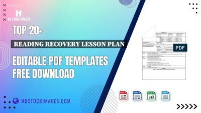Top 20+ Reading Recovery Lesson Plan Editable PDF Templates Free Download