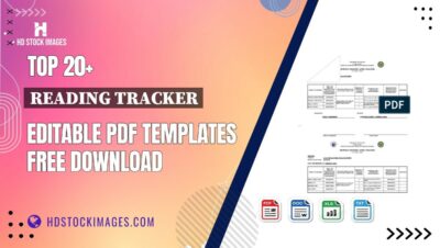 Top 20+ Reading Tracker Editable PDF Templates Free Download