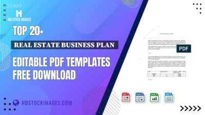 Top 20+ Real Estate Business Plan  Editable PDF Templates Free Download