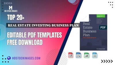 Top 20+ Real Estate Investing Business Plan Editable PDF Templates Free Download