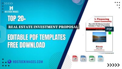 Top 20+ Real Estate Investment Proposal Editable PDF Templates Free Download