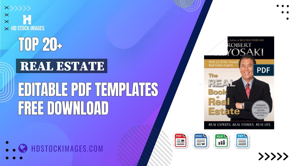 Top 20+ Real Estate Editable PDF Templates Free Download