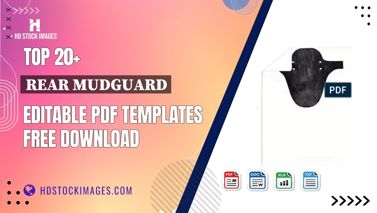 Top 20+ Rear Mudguard Editable PDF Templates Free Download