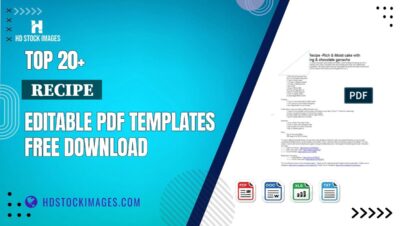 Top 20+  Recipe  Editable PDF Templates Free Download