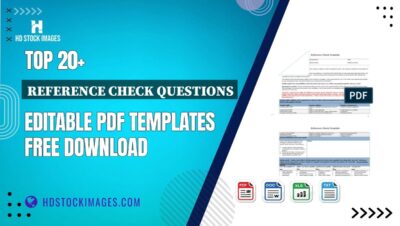 Top 20+ Reference Check Questions Editable PDF Templates Free Download