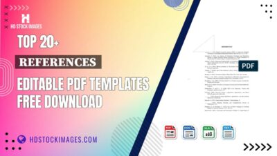 Top 20+ References  Editable PDF Templates Free Download