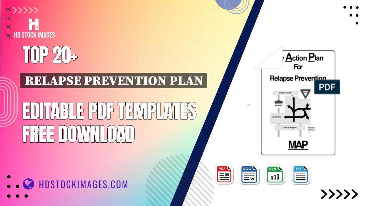 Top 20+ Relapse Prevention Plan Editable PDF Templates Free Download