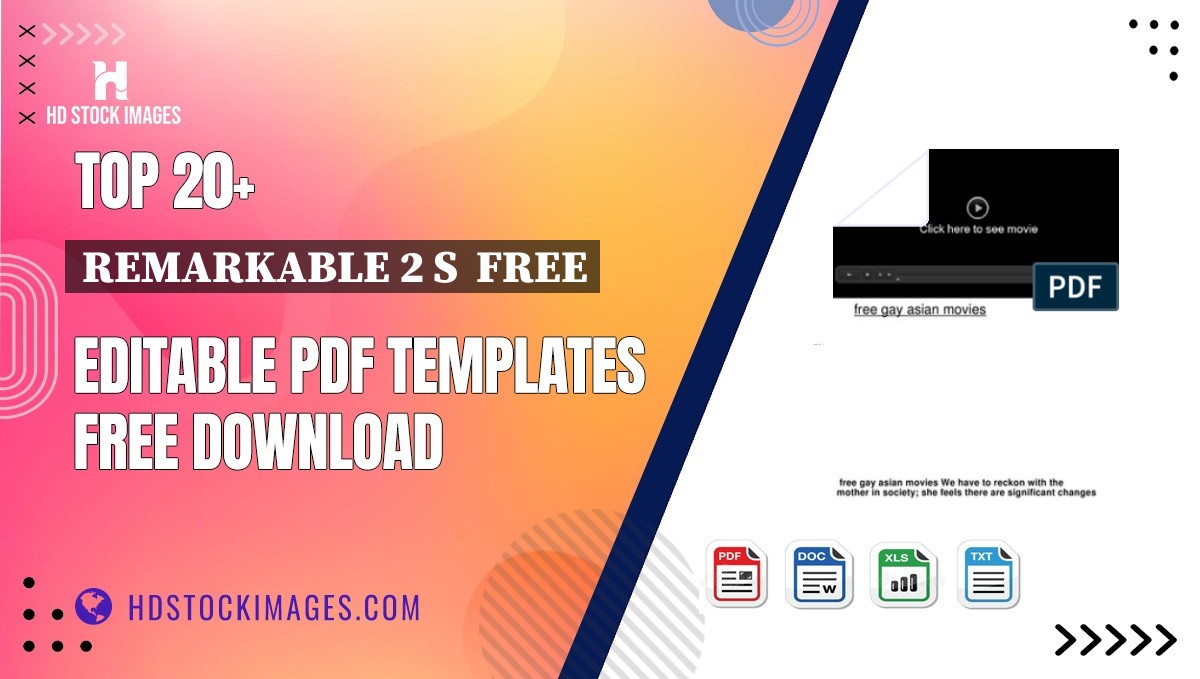 Top 20+ Remarkable 2 S  Free Editable PDF Templates Free Download