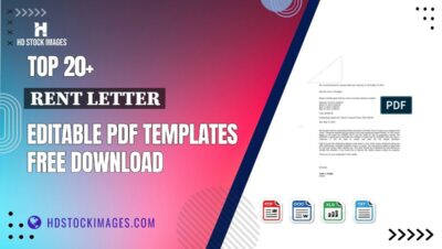 Top 20+ Rent Letter Editable PDF Templates Free Download