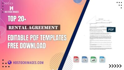 Top 20+ Rental Agreement  Editable PDF Templates Free Download