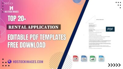 Top 20+ Rental Application  Editable PDF Templates Free Download