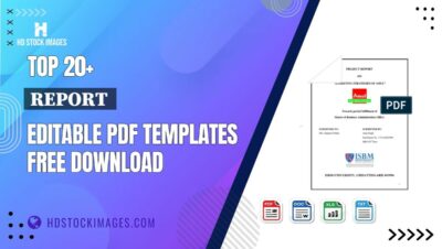 Top 20+ Report  Editable PDF Templates Free Download