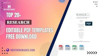 Top 20+ Research  Editable PDF Templates Free Download