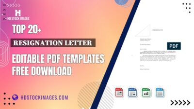 Top 20+ Resignation Letter Editable PDF Templates Free Download
