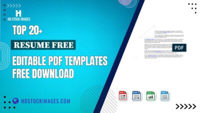 Top 20+ Resume Free Editable PDF Templates Free Download