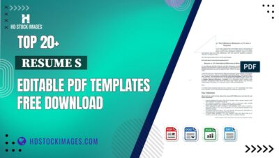 Top 20+  Resume S  Editable PDF Templates Free Download