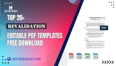 Top 20+ Revalidation Editable PDF Templates Free Download