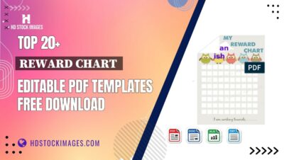 Top 20+ Reward Chart  Editable PDF Templates Free Download