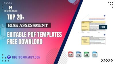 Top 20+ Risk Assessment Editable PDF Templates Free Download