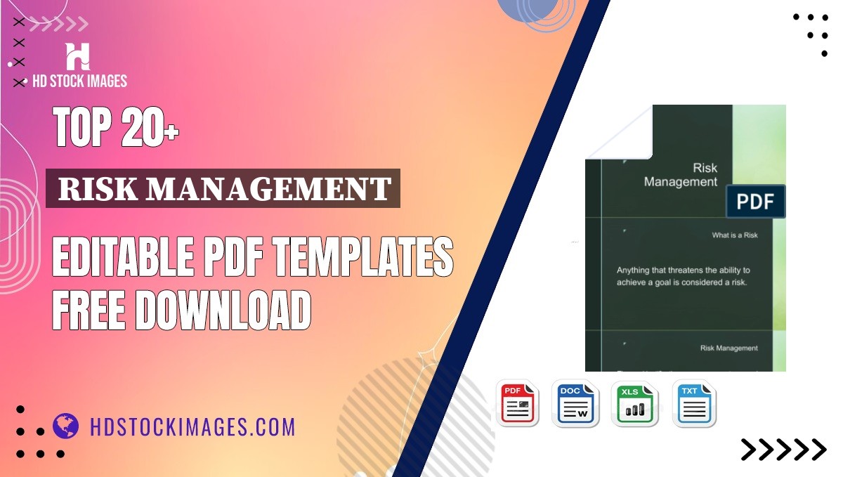 Top 20+ Risk Management Editable PDF Templates Free Download