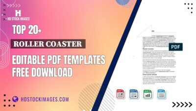 Top 20+ Roller Coaster  Editable PDF Templates Free Download