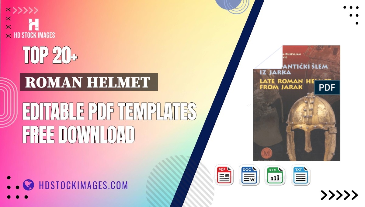 Top 20+ Roman Helmet  Editable PDF Templates Free Download