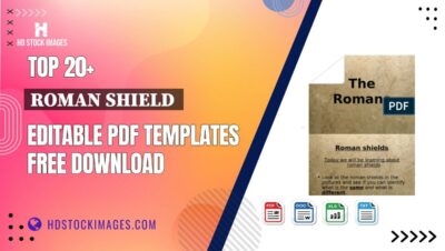 Top 20+ Roman Shield  Editable PDF Templates Free Download