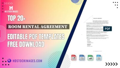 Top 20+ Room Rental Agreement Editable PDF Templates Free Download