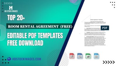 Top 20+ Room Rental Agreement  (free) Editable PDF Templates Free Download