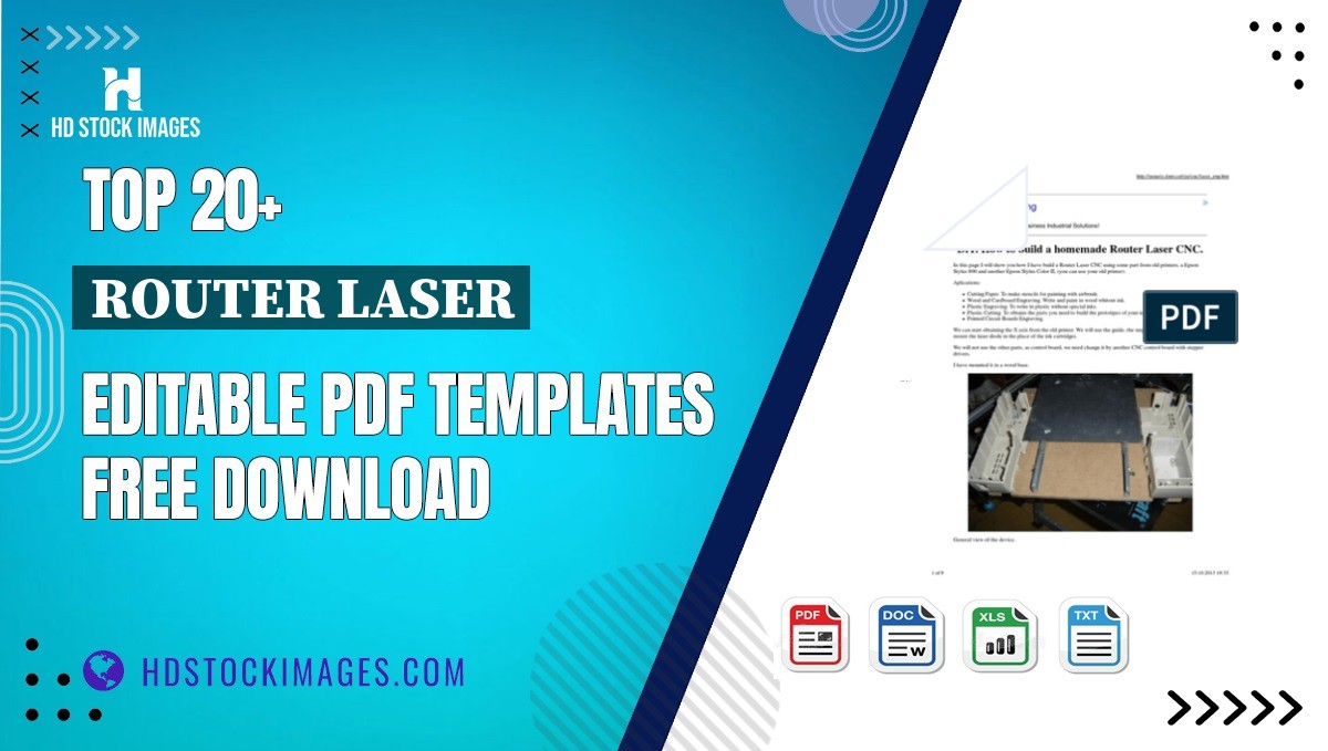 Top 20+ Router Laser Editable PDF Templates Free Download