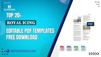 Top 20+ Royal Icing Editable PDF Templates Free Download