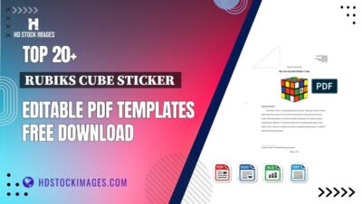 Top 20+ Rubiks Cube Sticker  Editable PDF Templates Free Download