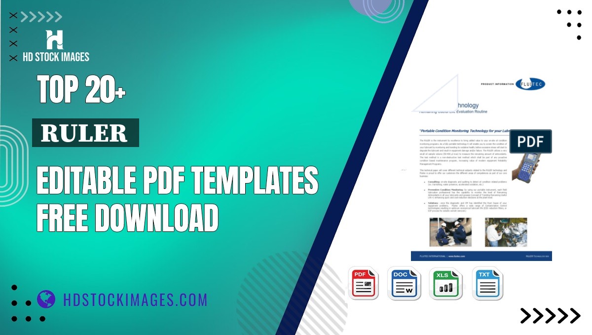 Top 20+ Ruler  Editable PDF Templates Free Download