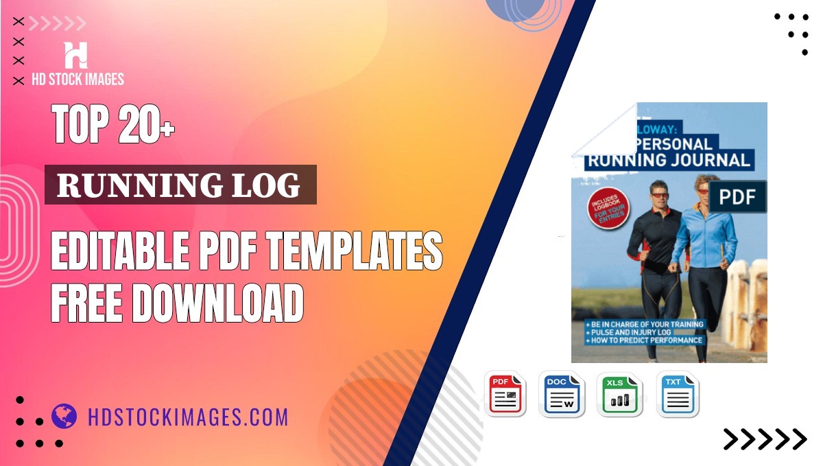 Top 20+ Running Log  Editable PDF Templates Free Download