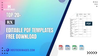 Top 20+ Rx Editable PDF Templates Free Download